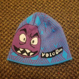 New NWOT~ Volcom Faces Beanie One Size Youth Funny